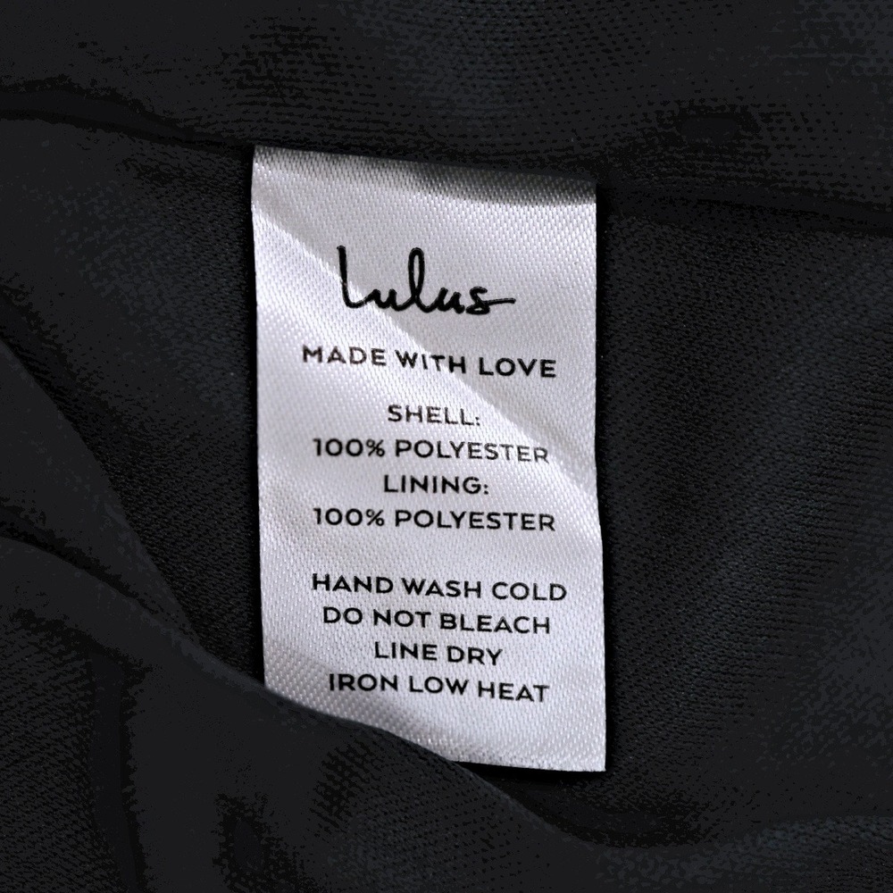 NWT Lulus Next To You Swiss Dot Ruffle Surplice Slit V-Neck Midi‎ Dress Navy XS - Picture 6 of 15